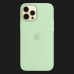 Оригінальний чохол Apple Silicone Case with MagSafe для iPhone 12 Pro Max (Pistachio) (MK053)
